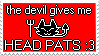 The devil gives me headpats